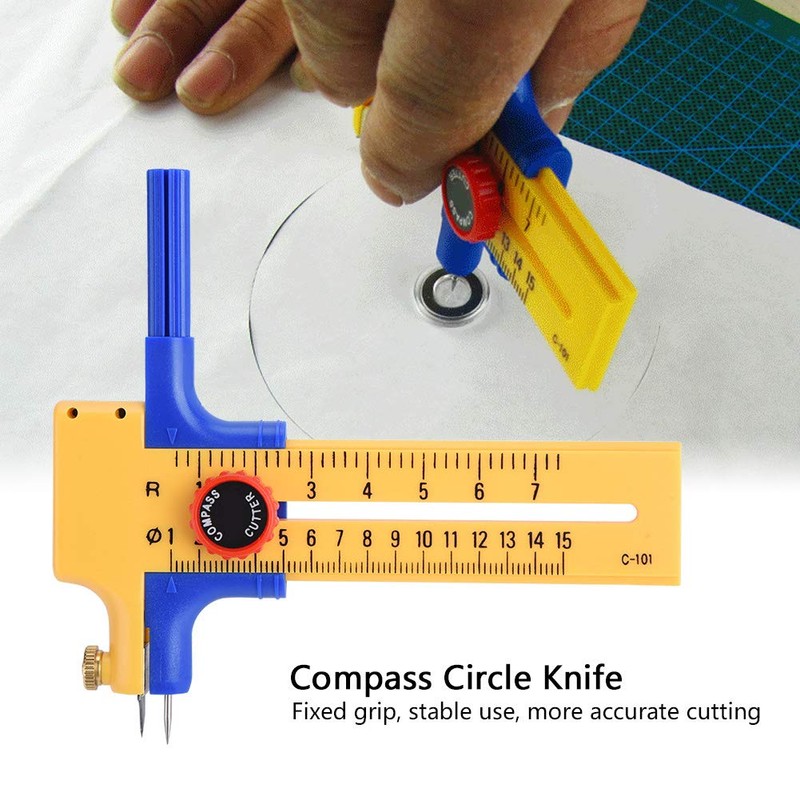 Fayelume Plastic Circle Cutter, 4.1 * 4.3in Circle Paper Cutter,