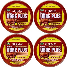 Germa Manteca Ubre Plus Ointment 3 oz. Lata 4-PACK