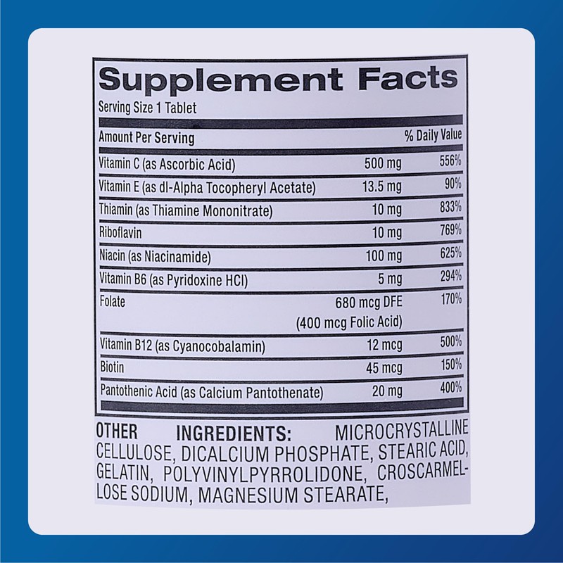 Major Stress Formula - High Potency Stress Formula Vitamins -