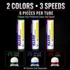 kunli KL-350 Nylon Badminton Shuttlecocks, 6 Pack, White, Medium