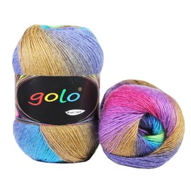 golo Wool Yarn for Knitting 550yd 0.31Ib Cashmere Yarn for Crocheting