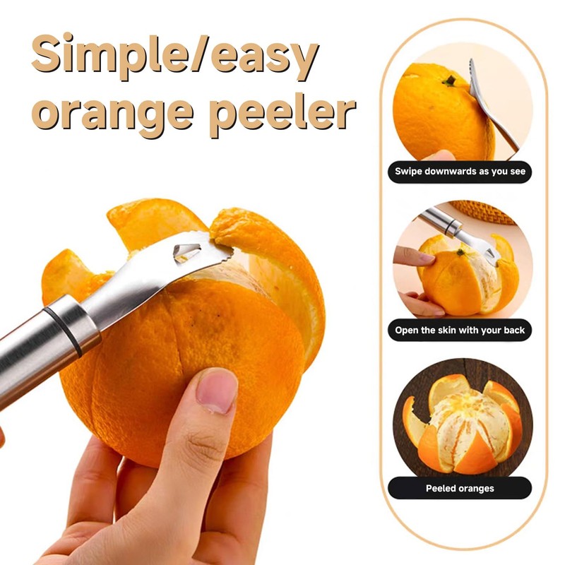 TVSVKWE 2 Pieces Peeling Tools, Stainless Steel Fruit Tools, Fruit