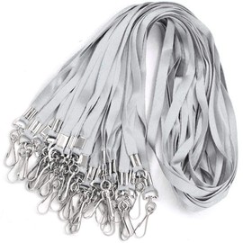 Lanyards for Id Badges Bulk Flat Lanyard for ID Name Tags and Badge Holders