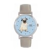 Toff London Beige Pug Dog Watch Women's 38 mm Case