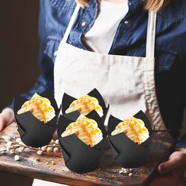 Xindtek Tulip Cupcake Liners 100-Count Baking Cups, Paper, Disposable, Green, Perfect for Wedding, Birthday, Christmas, Party, Baby Shower, Special Events