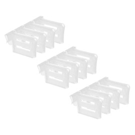 CORHAD 12Pcs Adjustable Fridge Drawer Dividers Expandable Refrigerator Splitters for Organized Storage for Fridge Dresser and Pantry Easy to Install and Adjust for Optimal
