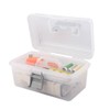 BangQiao Multipurpose Plastic Storage Container Box with Handle and Latch