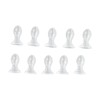 10pcs Hearing Amplifier Dome Silicone Ear Tip Earplug Replacement Accessory