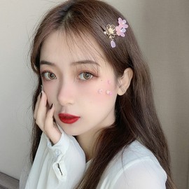 Cherry Blossom Festival, Cherry Blossom Shape, Hair Accessories, Hair Clip, Elegant, Pearl, Hair Ornament, Hair Tightening, Bangs Clip, Cute, Girl, Birthday, Gift, Gift