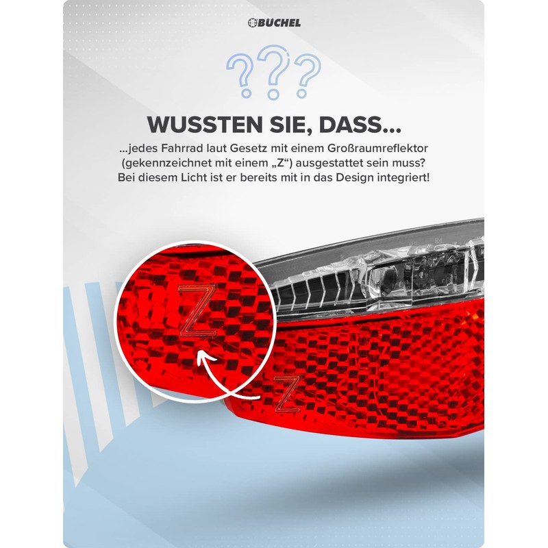 Büchel, Tivoli, LED luggage carrier tail light with parking light
