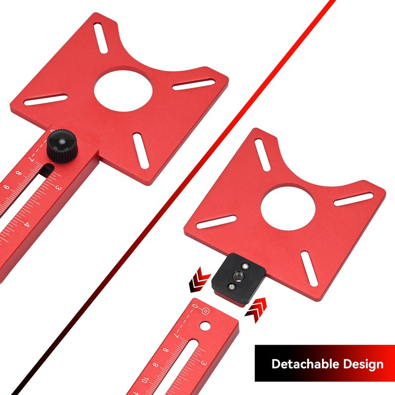 4 in 1 Router Milling Groove Bracket, Aluminum Alloy Router