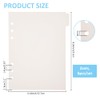 SUPERFINDINGS 2 Sets 12 Sheets A5 Index Binder Dividers Beige