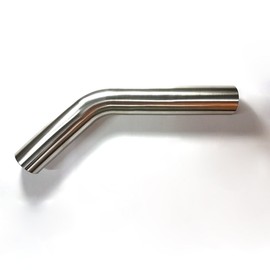 2" Stainless 45° Mandrel Bend - 1.5D/3" CLR Loose Radius - 16GA/.065" - SS304 - Stainless Bros.