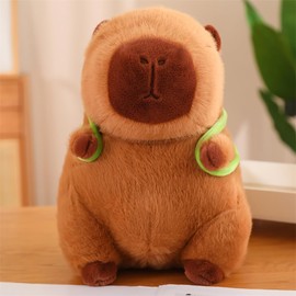 WESOPAN Capybara Plush Toy, 30cm Cute Capybara Stuffed Animals Kawaii Capibara Plush Pillow Christmas Birthday Easter Valentine's Day Gift for Kids Boys Girls (30cm Turtle Capybara)