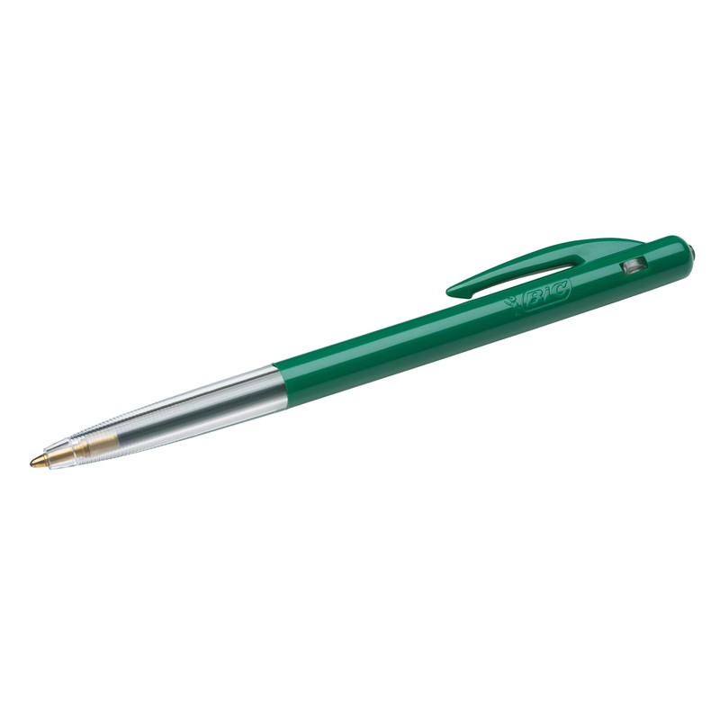 BIC M10 Medium Clic Pens - Green (Box of 50)