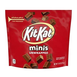 KIT KAT Chocolate Candy, Minis, 7.6 oz Pouch [Pack of 8]