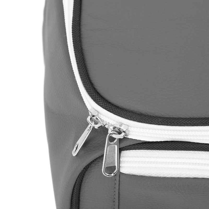 Golf Shoe Bag Wear Resistant PU Leather Portable Sports Travel