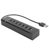 USB 3.0 Hub 7Port Splitter with Blue LED Indicator High