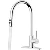 Lavatrum Kitchen Faucets with Pull Down Sprayer 17 Inch Single
