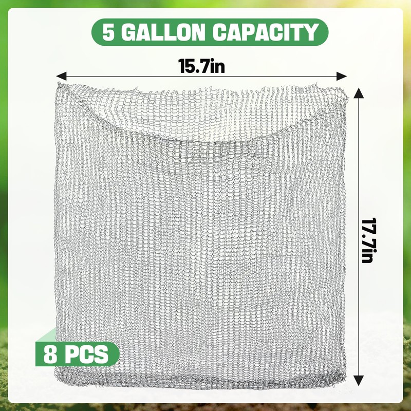 Aulock 5 Gallon Plant Root Protector for Gopher Voles Moles,