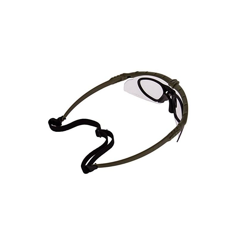 NUPROL Battle Pro Eye Protective Airsoft Glasses; Olive; Lens Insert