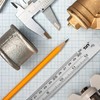 KEWAYO Metal Ruler Set, Machinist Ruler Kit，Straight Edge Measuring Tool,