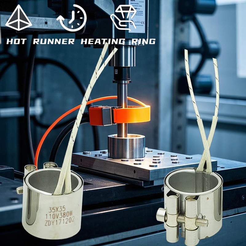 YXQ 110V 380W Injected Mould Heating Element Band Heater 35x35mm,