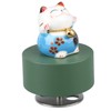 Music Box Round Shape Fortune Cat Style Pleasing Melody Exquisite