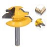 Lock Miter Router Bit 6mm Shank 45 Degree Wood Cutter