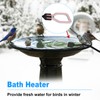 500W Bird Bath Heater, Cast Aluminum Deicer, Storage Tank Heater,