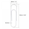 sourcing map Paper Clips Large Size 3.9 Inch Vinyl Coated