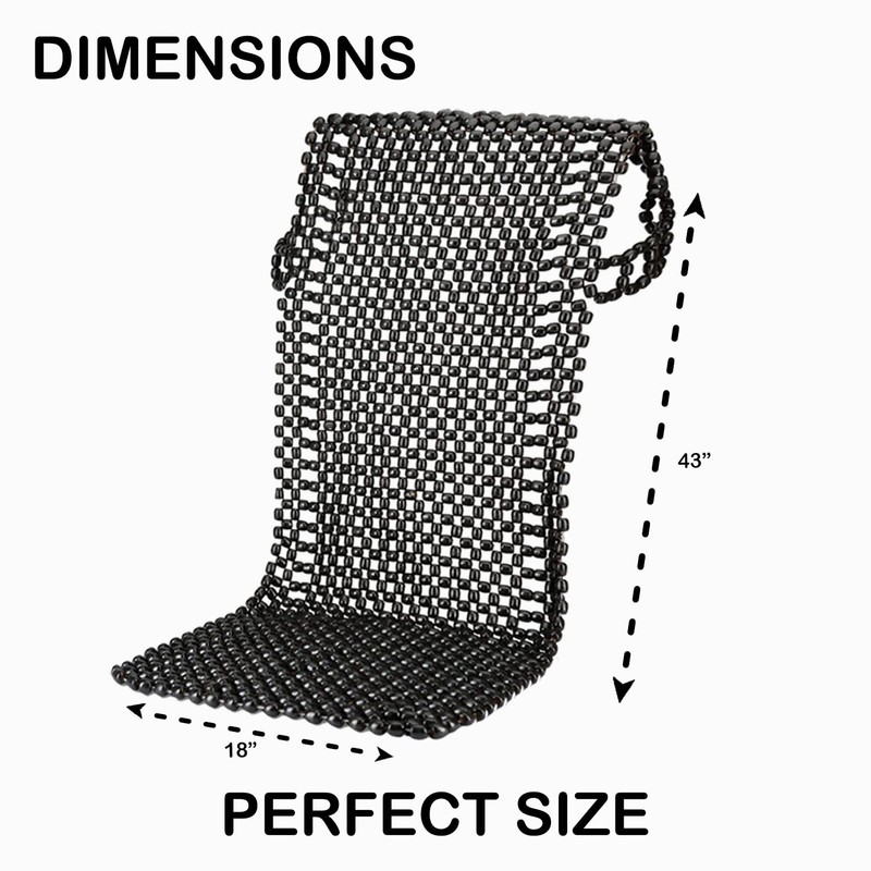 VaygWay Beaded Seat Cushion 2 Pk Car Driver Seat Cover