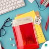 Amiff Hot Red Metallic Bubble Mailers 8.5 x 11 inch.