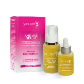 Silicium Anti-Grade Serum and Elixir Essential Firming Treatment for Facial Care Lifting Effect with Silicium, Extracts and Natural Oils 50ml Serum + 20ml Elixir Essential