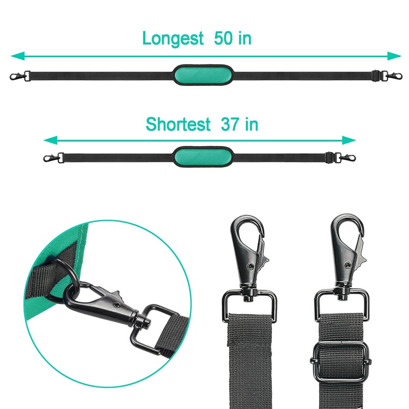 YOUSHARES Laptop Shoulder Strap - Adjustable Thick Bag Strap with