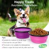 Pawaboo Collapsible Dog Bowls 2 Pack, Silicone Feeding Watering Bowls
