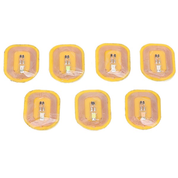 Pegatinas de Uñas NFC Brillantes, 7 Colores Pegatinas de Uñas