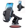 Lusosh Universal Car Phone Holder Mount,[Off-Road Protection&Military-Grade Suction] Hands Free