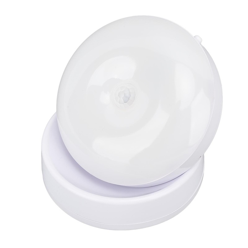 LED Motion Sensor Night Light ABS 360 Degree Rotating Rechargeable