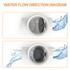 GASHER 4" PVC Backflow Preventer Valve, Sewer Check Back Flow