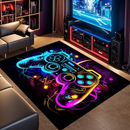 Gaming Rug - Gamer Rug for Boys Bedroom Gaming Carpet - 60x40 inches