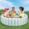 Maccabi Art Pastel Stripe Inflatable Pool – 5.5ft Round Blow