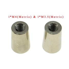 KAISH M3.5&M4 Nickel Metal LP Guitar 3 Way Toggle Switch Tip Pickup Switch Knob for Epi Les Paul