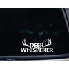 Deer Whisperer - 8" x 3 1/2" die cut vinyl