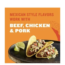 Taco Bell 6-Pack Taco Bell Mild Taco Seasoning Mix 1 Oz Packets Tacos Burritos