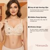 MOMANDA Women's Hands-Free Pump Bra without Underwire All in One