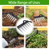 Garden Rake - Heavy Duty Rake - Traditional Garden Rake,