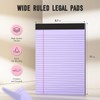 8.5 x 11 Legal Pads, Colored Legal Pads, Wide Ruled,