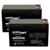 2 Pack ExpertPower 12V 7Ah AGM Rechargeable Battery