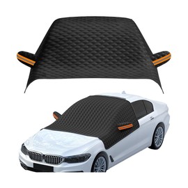 CGEAMDY Thick Foldable Car Windscreen Cover Winter Against Ice Frost Dust Windscreen Cover Car Winter Frost Cover Windscreen Cover Winter Windscreen Cover Winter (Basic)